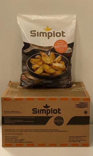 Papas Rústica (AA) Simplot Caja 5x2kg